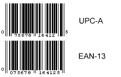 The Ean13 Bar Codes